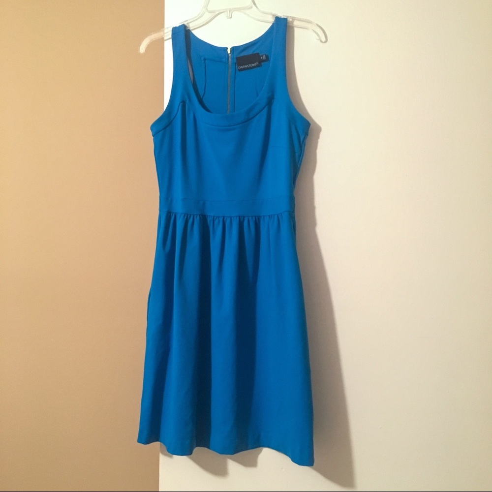 Blue Cynthia Rowley Dress - with pockets!